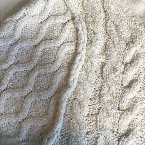 Free People White Cable Knit Sweater - Picture 5 of 9